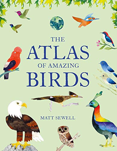 Atlas of Amazing Birds ((fun, colorful watercolor paintings of birds from around the world with unusual facts, ages 5-10, perfect gift for young birders and naturalists)) by Matt Sewell, 9781616898571