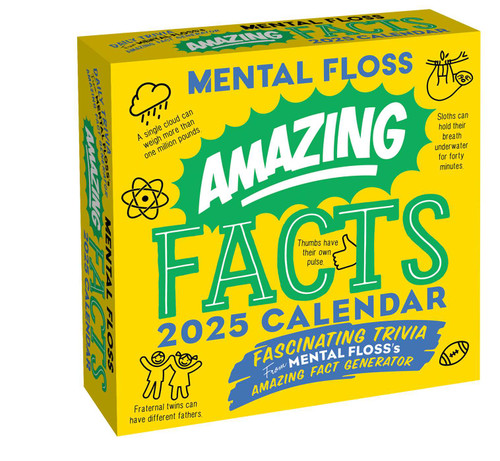 Amazing Facts from Mental Floss 2025 Day-to-Day Calendar by Mental Floss, 9781524889289