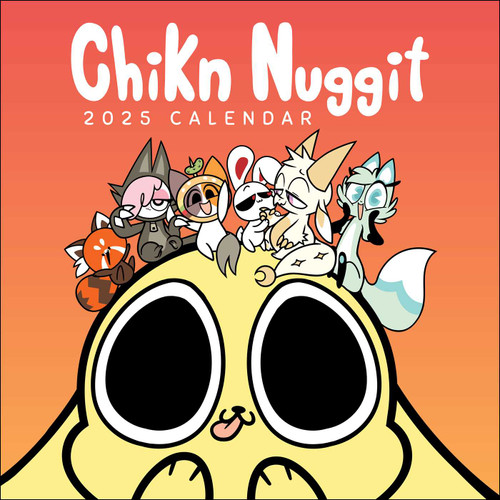 Chikn Nuggit 2025 Wall Calendar by Kyra Kupetsky, 9781524892814