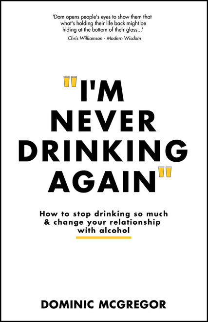 I'm Never Drinking Again (How to Stop Drinking So Much and Change Your Relationship with Alcohol) by Dominic McGregor, 9781394232802