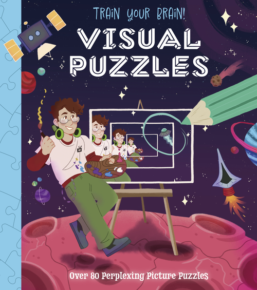 Train Your Brain! Visual Puzzles (Over 80 Perplexing Picture Puzzles) by Lisa Regan, Evelyn Rogers, 9781398844056