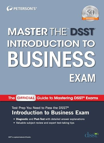 Master the DSST Introduction to Business Exam by Peterson's, 9780768944570