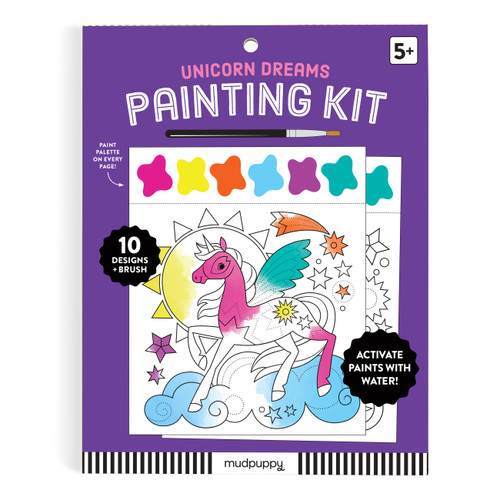 Unicorn Dreams Painting Kit by Mudpuppy, Katie Wood, 9780735382589