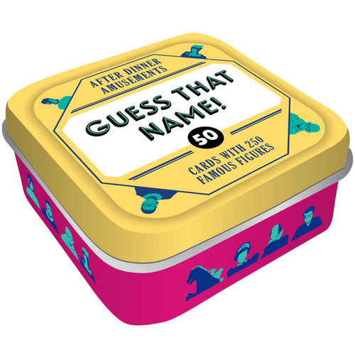After Dinner Amusements: Guess That Name! (50 Cards with 250 Famous Figures) by Chronicle Chronicle Books, 9781797230993