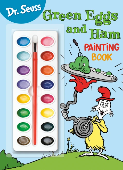 Dr. Seuss: Green Eggs and Ham Painting Book (Coloring and Activity Book with Paint Box) by Random House, 9780593814208