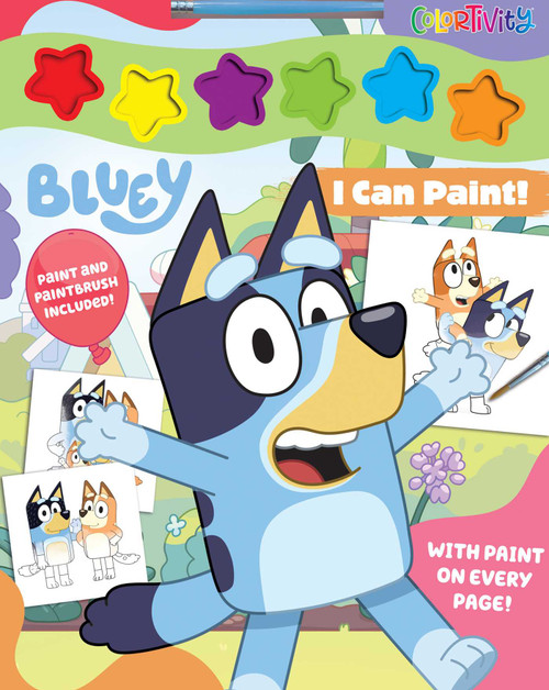 Bluey Colortivity: I Can Paint! by Editors of Studio Fun International, 9780794452636
