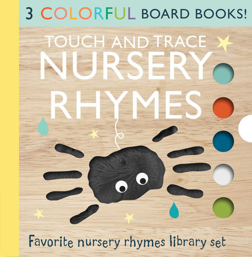Touch and Trace Nursery Rhymes 3-Book Set: Itsy Bitsy Spider, Hey Diddle Diddle, This Little Piggy by Editors of Silver Dolphin Books, Emily Bannister, 9781667207100