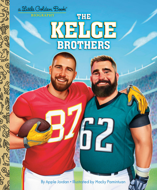 The Kelce Brothers: A Little Golden Book Biography by Apple Jordan, Macky Pamintuan, 9780593904282