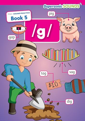 Pink Sound Practice Book 5 /g/ by Editorial Staff, 9798892323581