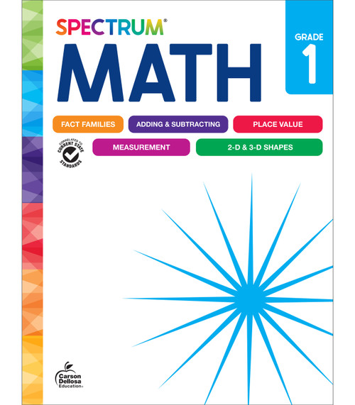 Spectrum Math Workbook, Grade 1 - 9781483871448 by Spectrum, Carson Dellosa Education, 9781483871448