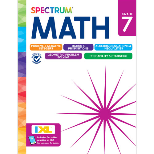 Spectrum Math Workbook, Grade 7 - 9781483871509 by Spectrum, Carson Dellosa Education, Elise Craver, 9781483871509