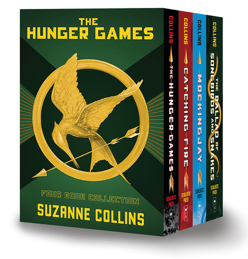 Hunger Games 4-Book Hardcover Box Set (The Hunger Games, Catching Fire, Mockingjay, The Ballad of Songbirds and Snakes) by Suzanne Collins, 9781338686531