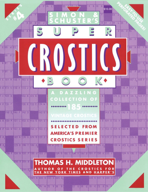 Simon & Schusters Super Crostics # 4 by Thomas H. Middleton, 9780684813400