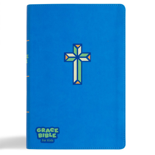 CSB Grace Bible for Kids, Blue LeatherTouch (Dyslexia Friendly) by 2K/DENMARK, CSB Bibles by Holman, 9798384510840