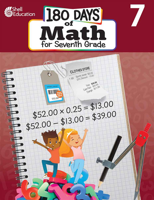 180 Days™: Math for Seventh Grade (Practice, Assess, Diagnose) by Darlene Misconish Tyler, 9798765952788