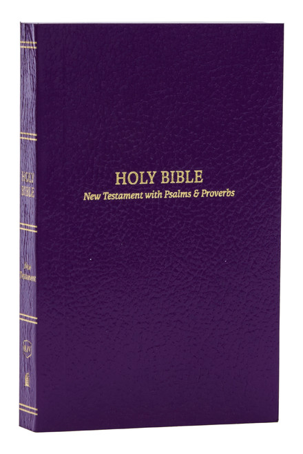 KJV Holy Bible: Pocket New Testament with Psalms and Proverbs, Purple Softcover, Red Letter, Comfort Print: King James Version (Miniature Edition) by Thomas Nelson, 9781400334834
