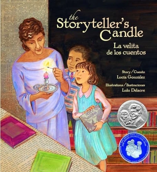 The Storyteller's Candle / La velita de los cuentos (Bilingual Edition) by Lucia Gonzalez, Lulu Delacre, 9780892392377