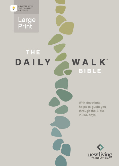 The Daily Walk Bible Large Print NLT, Filament Enabled (Softcover) by New Living Translation, Tyndale, Walk Thru the Bible, 9781496484994