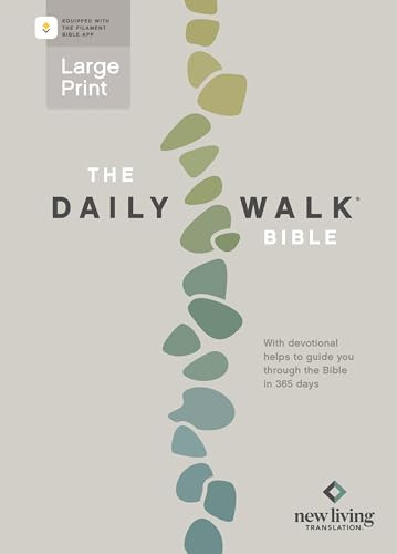 The Daily Walk Bible Large Print NLT, Filament Enabled (Softcover) by New Living Translation, Tyndale, Walk Thru the Bible, 9781496484994