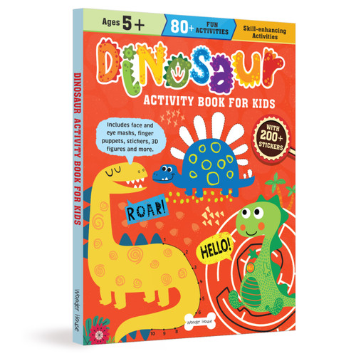 Dinosaur Activity Book For Kids by Wonder House Books, 9789358563566