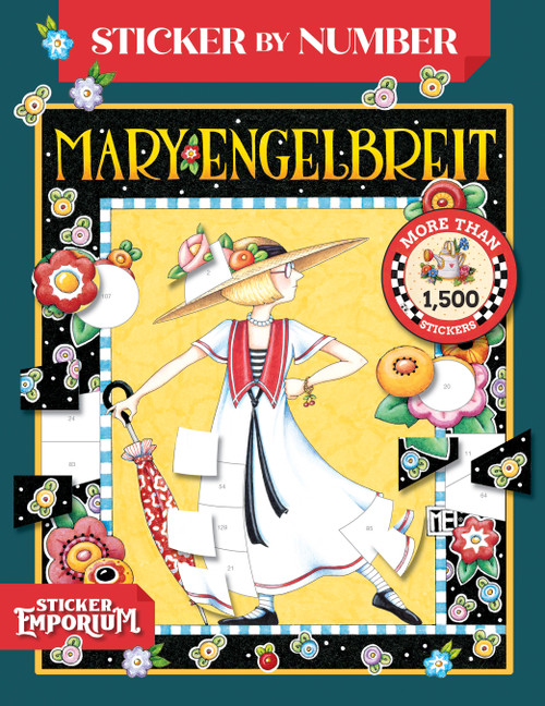 Sticker by Number Mary Engelbreit (Sticker Emporium) by Mary Engelbreit, Parragon Books, 9798890190161