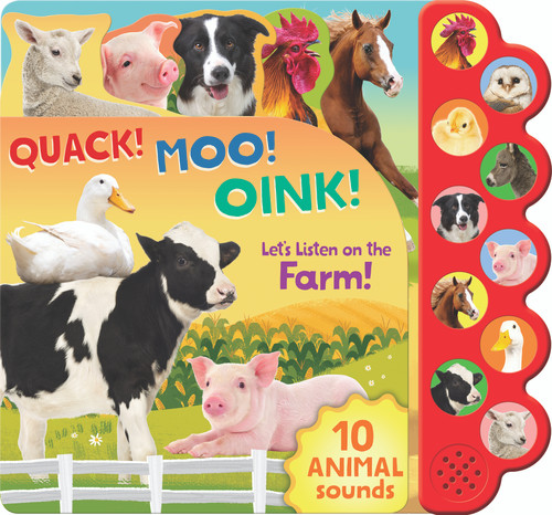 Quack! Moo! Oink! (Let's Listen on the Farm!) by Parragon Books, 9781680525113