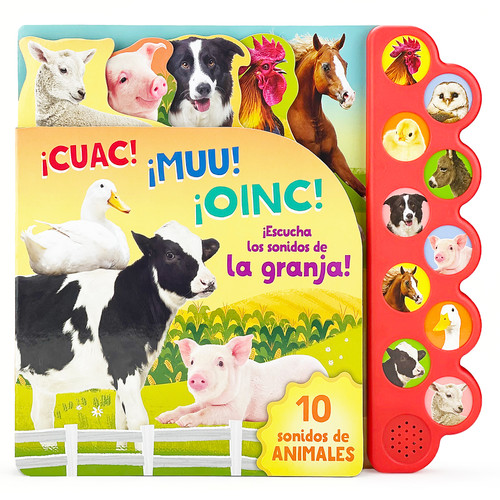 Cuac! Muu! Oinc! (Spanish Edition) (¡Escucha los sonidos de la granja!) by Cottage Door Press, 9781646380008