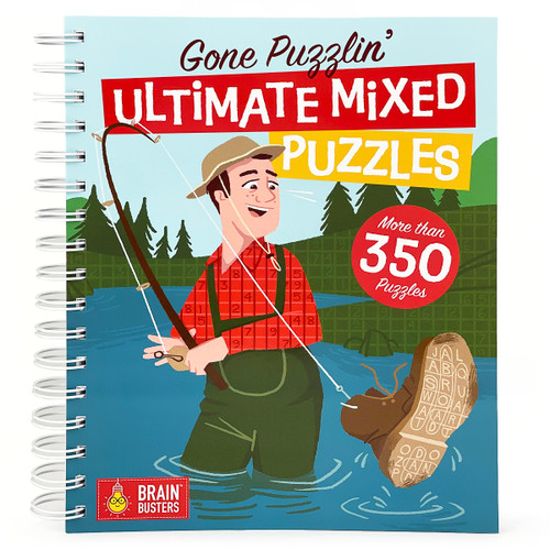 Gone Puzzlin' Ultimate Mixed Puzzles by Parragon Books, 9781646385003