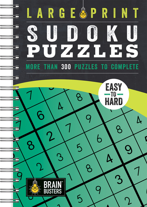 Large Print Sudoku Puzzles Green (More than 300 Puzzles to Complete) by Parragon Books, 9781646385010