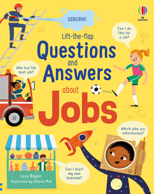 Lift-the-flap Questions and Answers about Jobs by Lara Bryan, Hï¿½loï¿½se Mab, 9781805078746