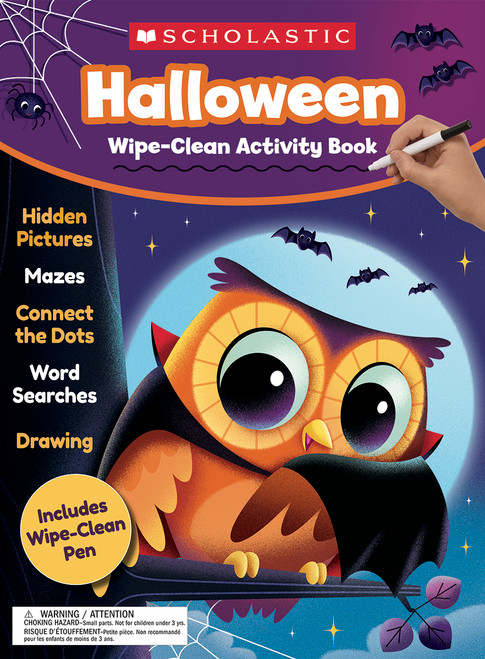 Halloween Wipe-Clean Activity Book by Scholastic, 9781338305371