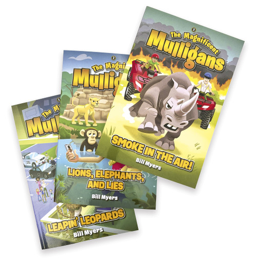 Magnificent Mulligans 3-Pack: Leapin' Leopards / Lions, Elephants, and Lies / Smoke in the Air! by Bill Myers, 9781646071548