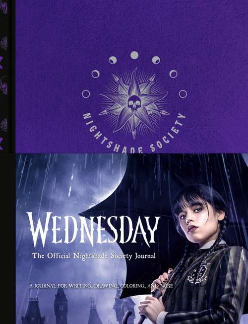 Wednesday: The Official Nightshade Society Journal (A Journal for Writing, Drawing, Coloring, and More) by Potter Gift, 9780593796856