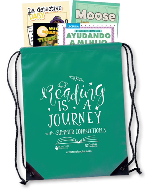First Grade Gold Spanish Summer Connections Backpack by Crabtree, Seahorse Publishing, 9781039853607