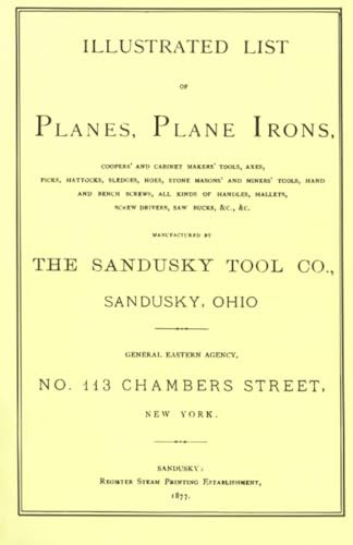 Sandusky Tool Co. 1877 Catalog by Sandusky Tool Company, 9781879335196