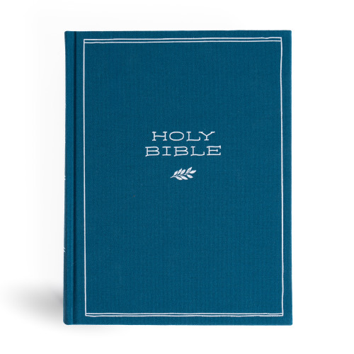 CSB Illustrator's Notetaking Bible, Large Print Edition, Deep Caribbean Blue Cloth Over Board by CSB Bibles by Holman, 9798384518280