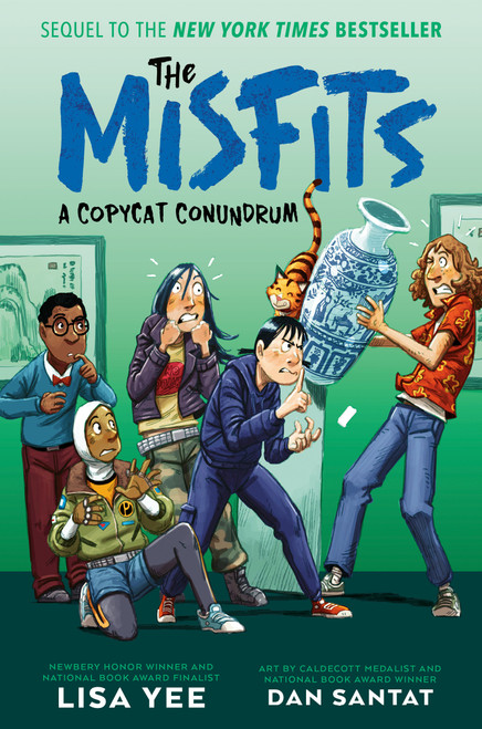 A Copycat Conundrum (The Misfits) - 9780593564233 by Lisa Yee, Dan Santat, 9780593564233