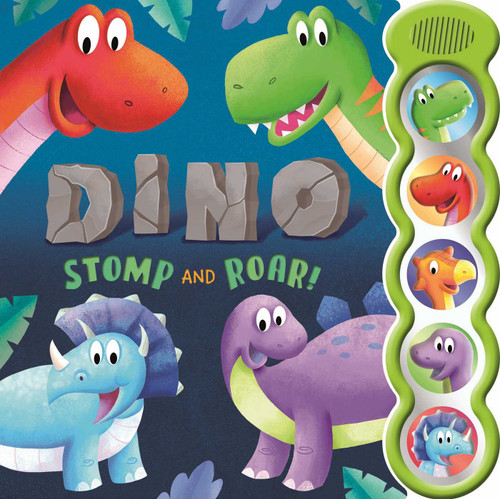 Dino Stomp and Roar (with 5 3D Sound Buttons) by IglooBooks, Hannah Wood, 9781837955596