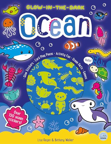 Glow-in-the-Dark Ocean Sticker Activity Book by Lisa Regan, Bethany Walker, Matt O'Neil, 9781917082426