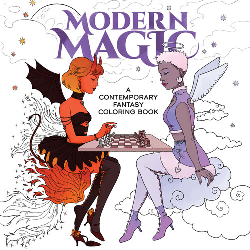 Modern Magic (A Contemporary Fantasy Coloring Book) by Ana Bidault, Elena Bonotto, Hannah Konetzki, Sam Mann, Jemaica Murphy, Alicia Pinapali, 9780486854137