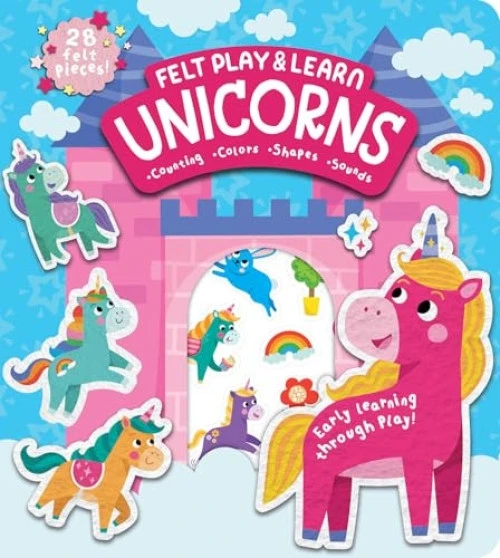 Unicorns Touchy-Feely Felt Play & Learn (Early Learning Made Fun with Felt) by Alice Barker, Bethany Walker, 9781835550205