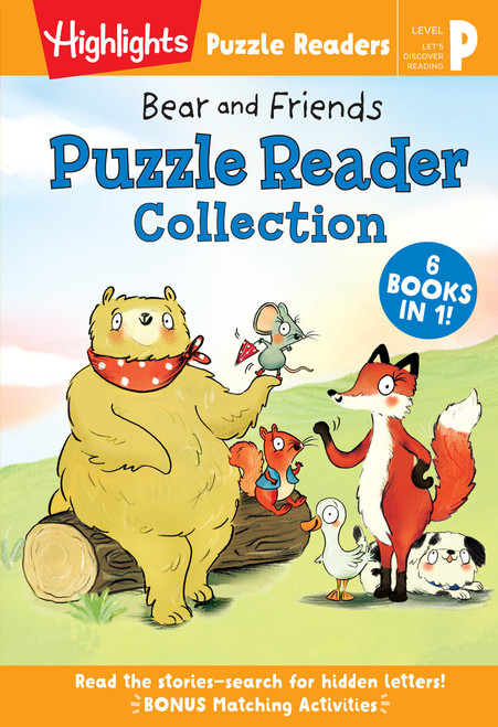 Bear and Friends Puzzle Reader Collection (Level P 6-in-1 Story Collection for Beginner Readers, Early Reading Kids Books with Fun Puzzles) by Jody Jensen Shaffer, Clair Rossiter, 9781639623075