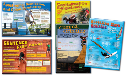 Language Arts: Capitalization and Punctuation Chart Set by Mark Twain Media, 9781580374149