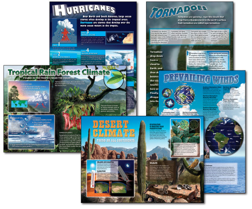 Science: Extreme Climates and Weather Chart Set by Mark Twain Media, 9781580374170