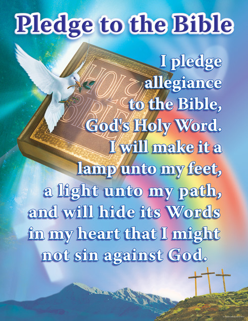 Pledge to the Bible Chart by Carson-Dellosa Christian Publishing, 9781594414930