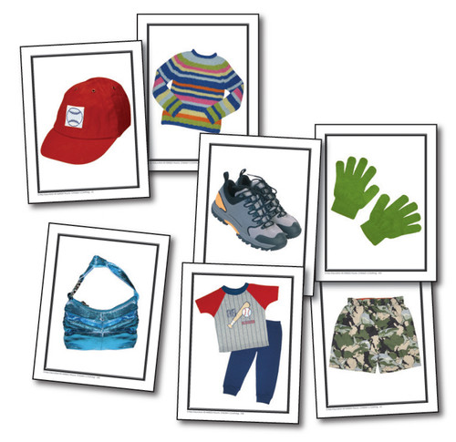 Nouns: Children's Clothing Learning Cards by Key Education Publishing, 9781933052564