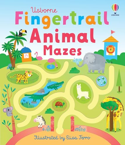 Fingertrail Animal Mazes by Felicity Brooks, Elisa Ferro, 9781835405307