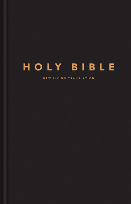NLT Large Print Pew Bible (Hardcover, Black) by New Living Translation, Tyndale, 9781496489548