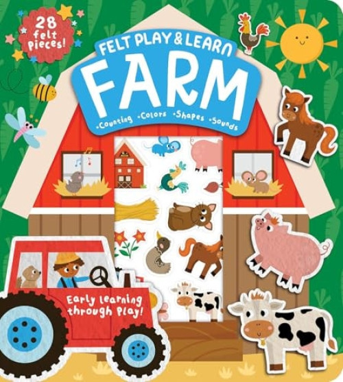 Farm Touchy-Feely Felt Play & Learn (Early Learning Made Fun with Felt) by Alice Barker, Lexi Claus, 9781835551202
