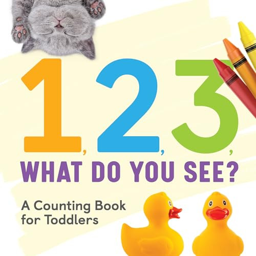 1, 2, 3, What Do You See? (A Counting Book for Toddlers) by Rockridge Press, 9781648767364